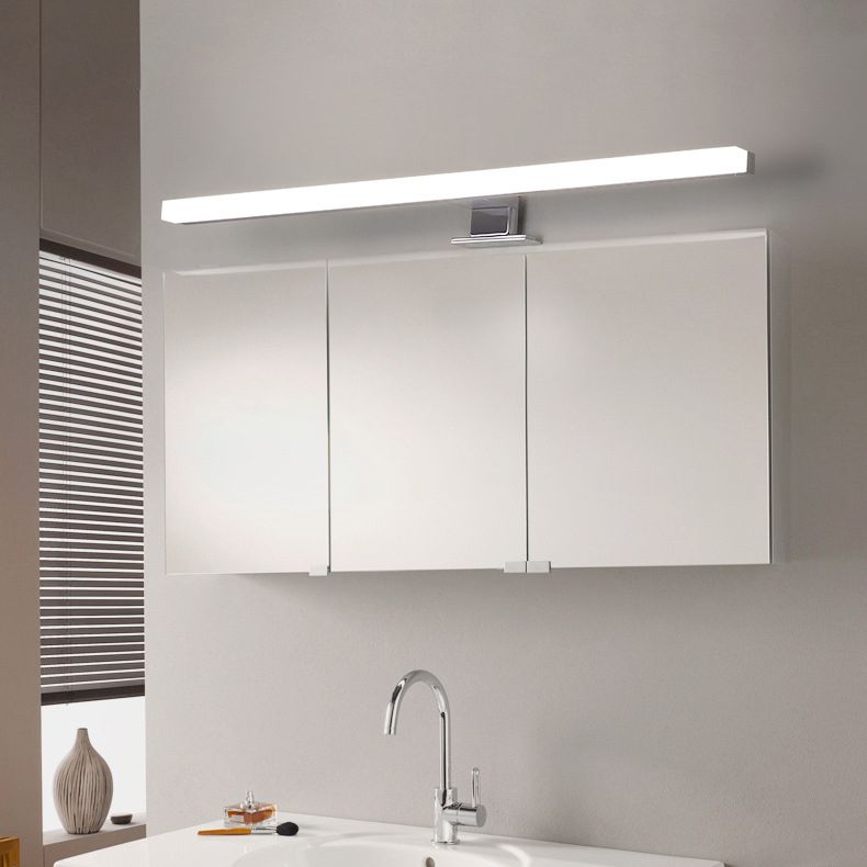 Minimalismo contemporáneo de maquillaje lineal Espejo Luz de aleación de aluminio Montaje de pared LED Luz de tocador