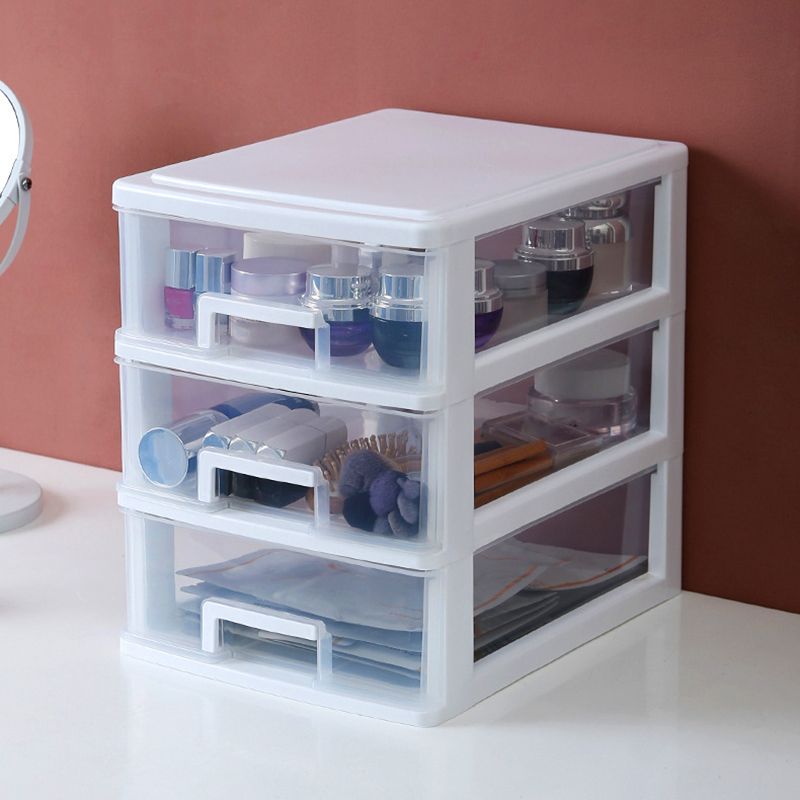 Modern Plastic Cabinet with Drawers File Cabinet for Home Office