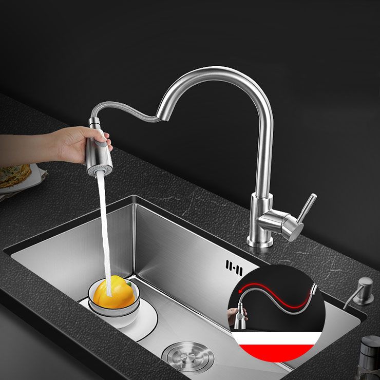 Rectangle Stainless Steel Sink Single Bowl Undermount Kitchen Sink