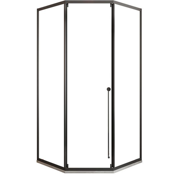 Diamond Folding Shower Screen, Full Frame Single Sliding Shower Door