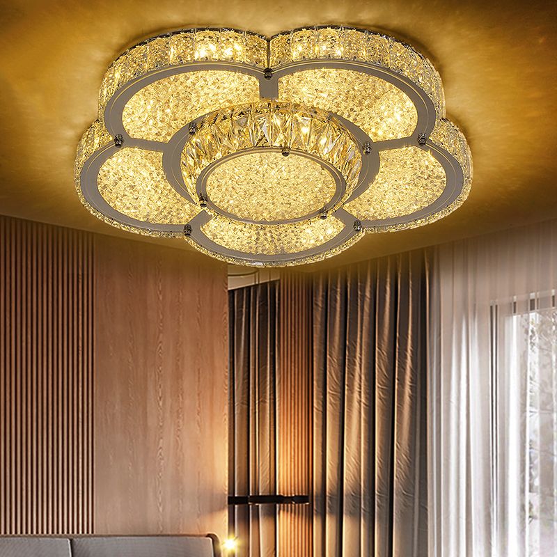 Modern Style Plum Shape Ceiling Lamp Metal 1 Light Ceiling Lighting for Dining Room