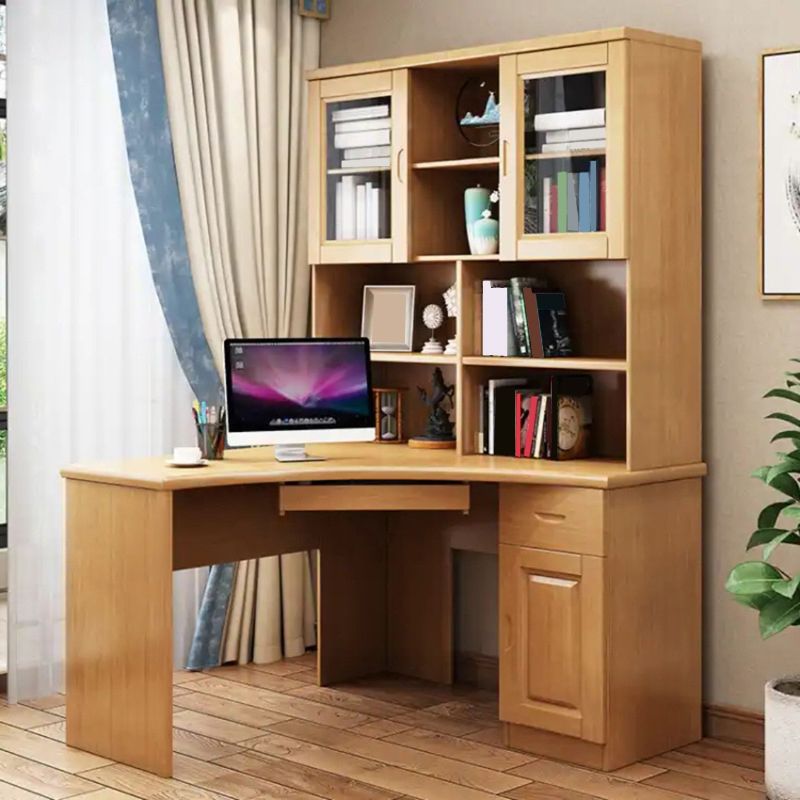 Modern Office Desk Solid Wood Computer Desk for Home Bedroom