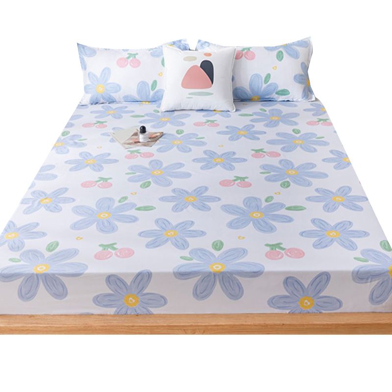 Cartoon Printed Fitted Sheet Polyester Twill Breathable Fade Resistant Printed Sheet