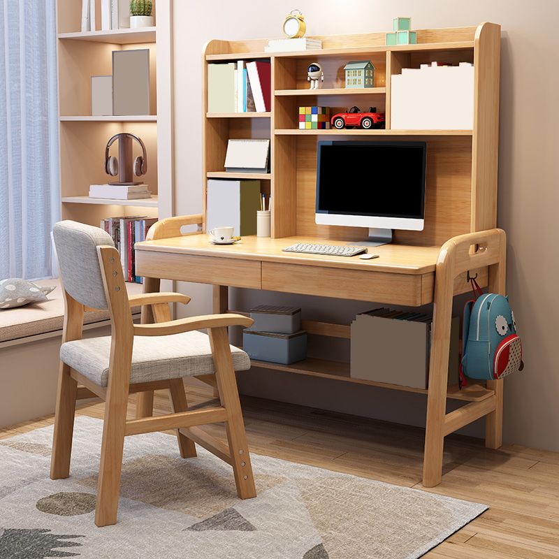 Writing Kids Desk Bedroom with Drawers Kids Study Desk and Chair Set