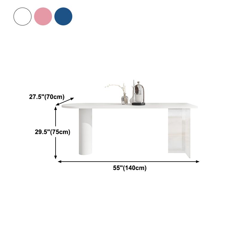 Muebles de doble pedestal de estilo moderno colección de comedor de madera maciza de pino