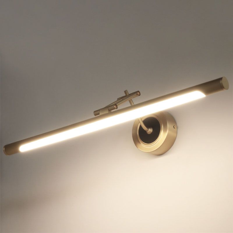 Metalen lineaire schaduw wandconstructie moderne stijl 1-licht spiegel muur verlichting armatuur