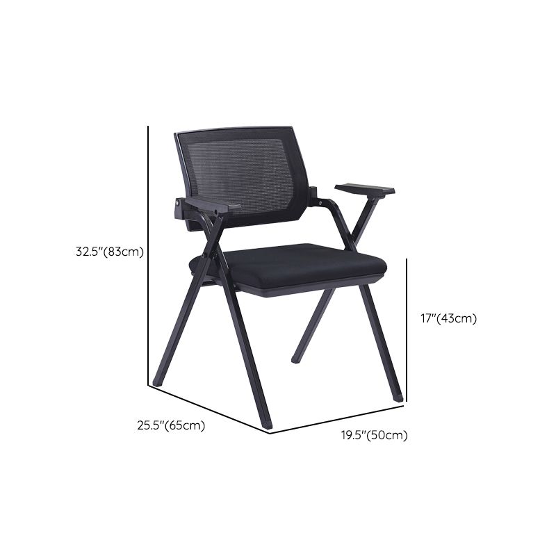 Contemporary Arms Included Desk Chair Mesh Back Conference Chair