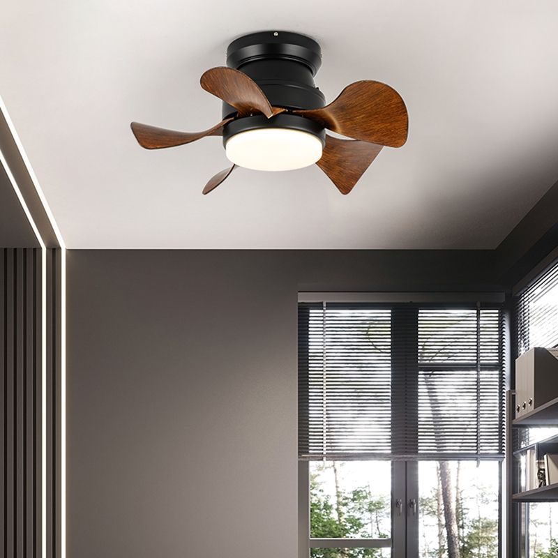 1 Light Ceiling Fan Lighting Modern Style Metal Ceiling Fan Lighting for Bedroom