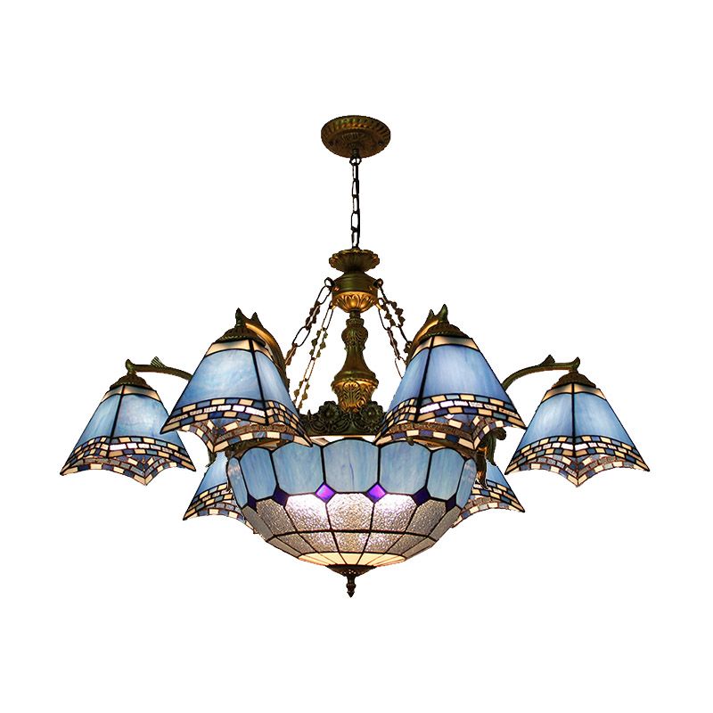 Blue Pyramid suspension du lustre baroque 9/11 Lumières Tanage Pendante