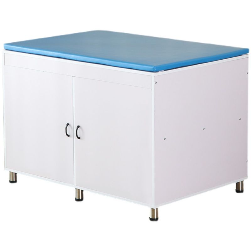 Modern Wooden Changing Table Dresser with Cabinet and Pad, 2-in-1 Changing Table