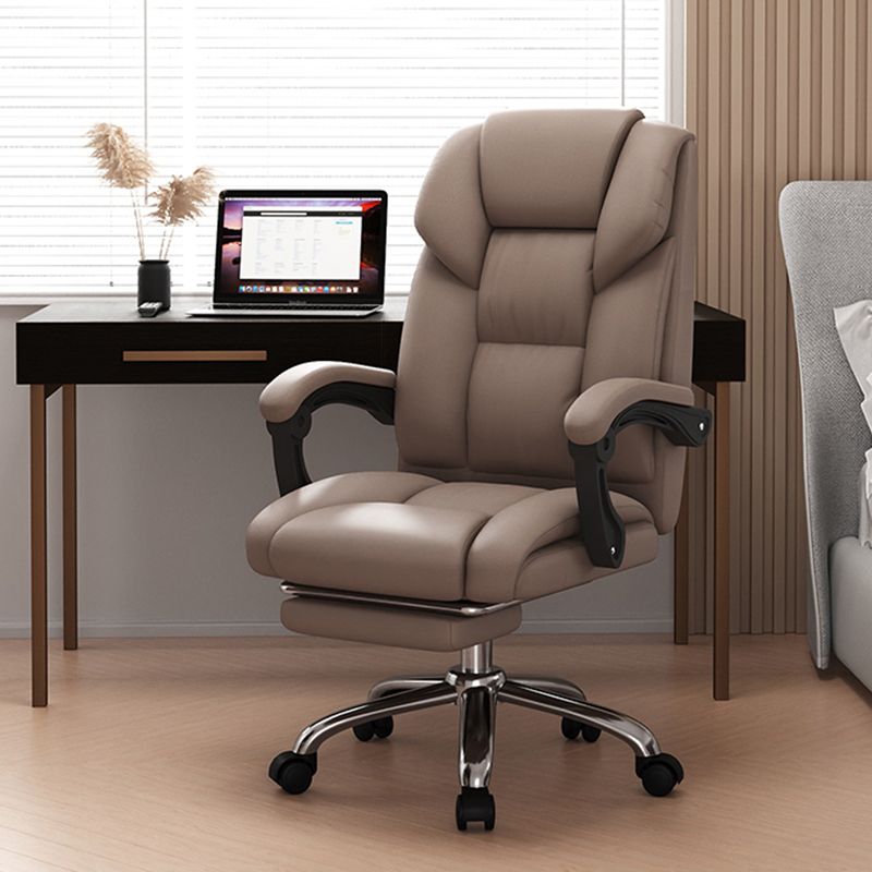 Swivel Arm Accent Chair Contemporary Office Chair for Living Room