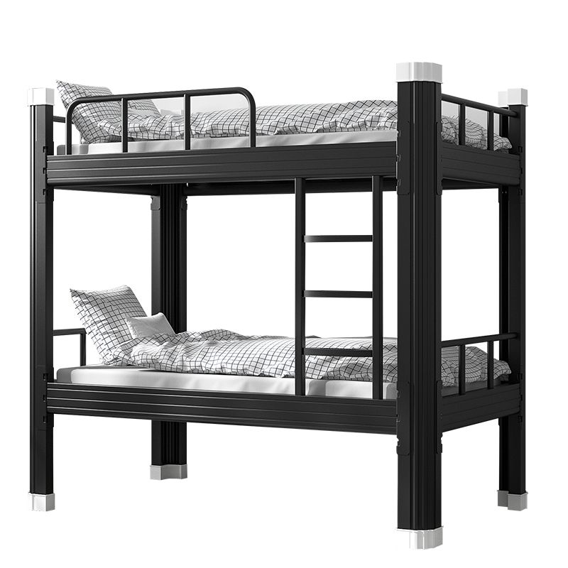 Modern Metal Platform Bed Open Frame Bunk Bed with Guardrail