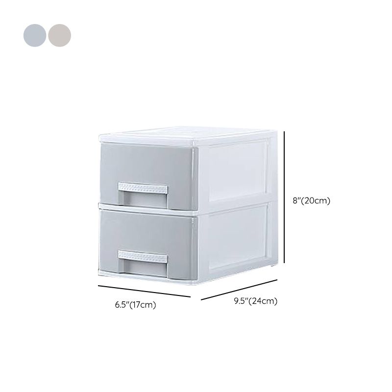 Contemporary File Cabinet Plastic Lateral Drawers Filing Cabinet for Home and Office