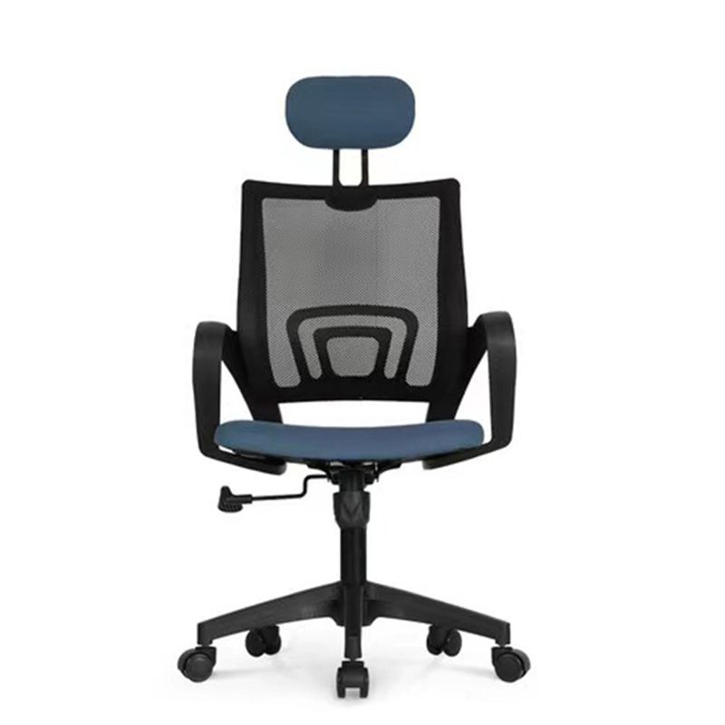 Modern Style Ergonomic Task Chair Tilt Mechanism Office Chair with Fixed Arms