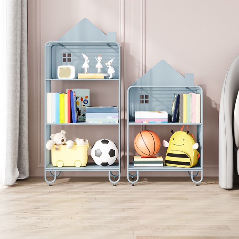 Open Back Standard Bookshelf Metal Shelves Included Bookcase