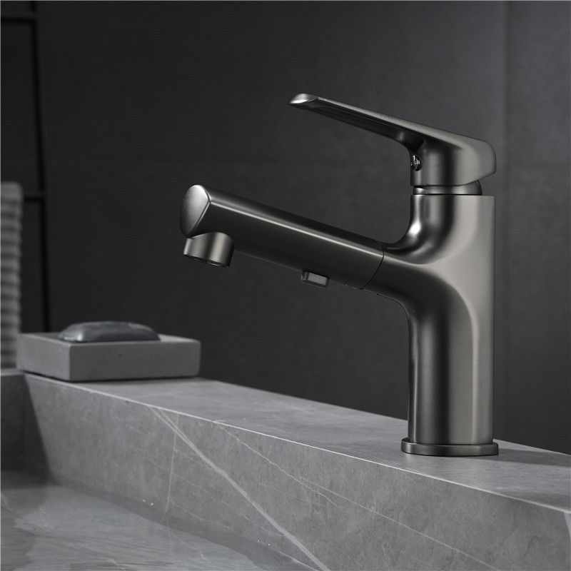 Contemporary Style Widespread Faucet Lever Handles Faucet for Bathroom