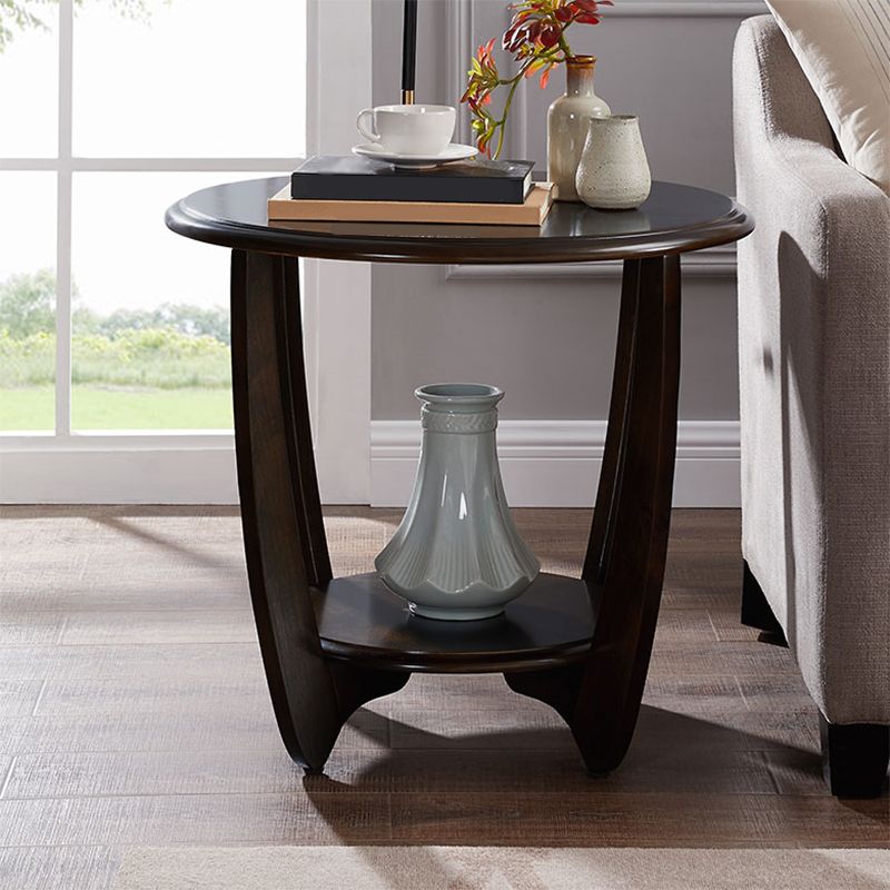 20.8"/22.8" Tall 3 Legs /4 Legs End Table Wood Round Side End Table for Living Room