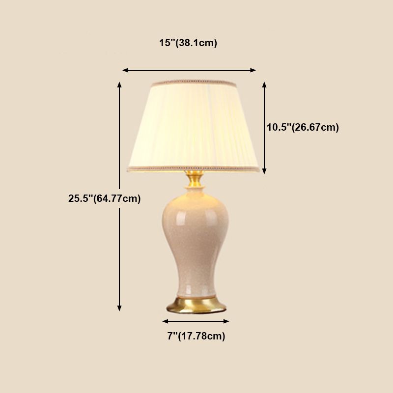 Modern Style Desk Lighting Fixture Colorful Silk Shade Desk Lamp for Bedroom