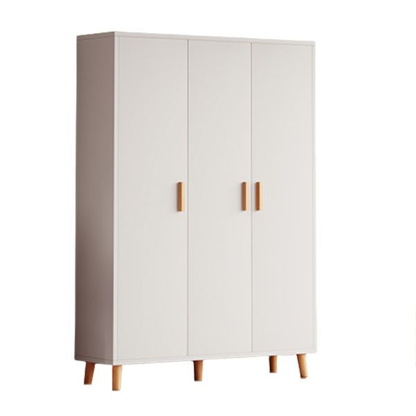 Manufactured Wood Kids Closet Contemporary Wardrobe Armoire with Garment Rod