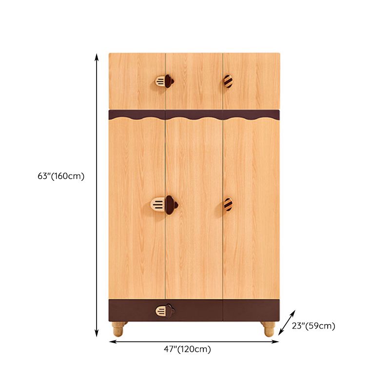 Wooden Hanging Clothes Rack Modern Hanging Clothes Rack with Door