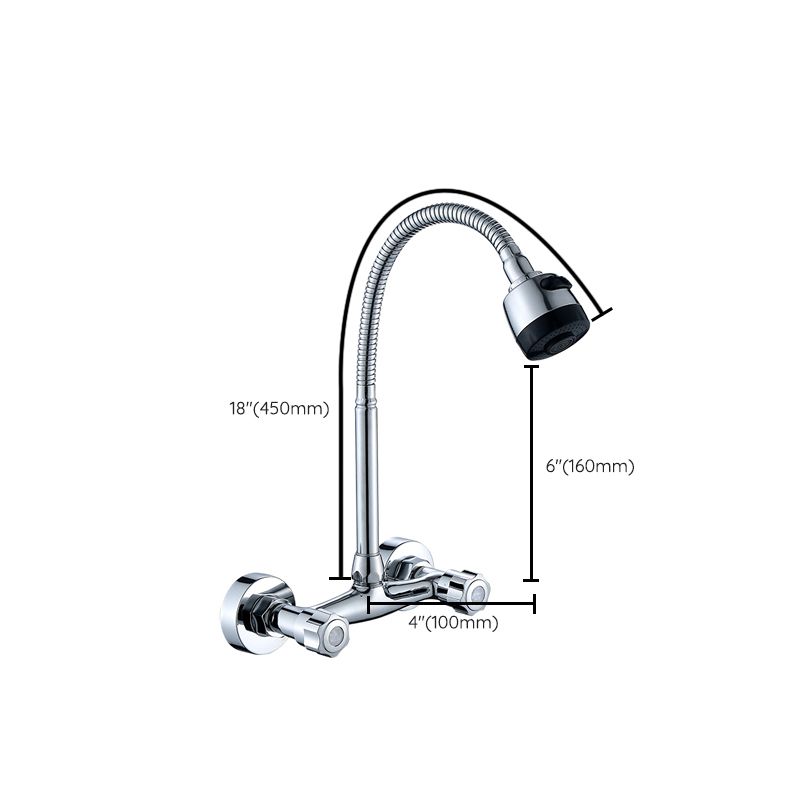 1-Handle 2-Holds Faucets with Water Dispenser Standard Kitchen Faucets