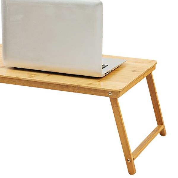 Writing Desk Light Wood Foldable Bamboo Home Wooden Computer Desk