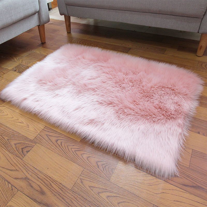 Multi Color Simple Rug Acrylic Solid Color Indoor Rug Non-Slip Backing Pet Friendly Easy Care Area Carpet for Bedroom