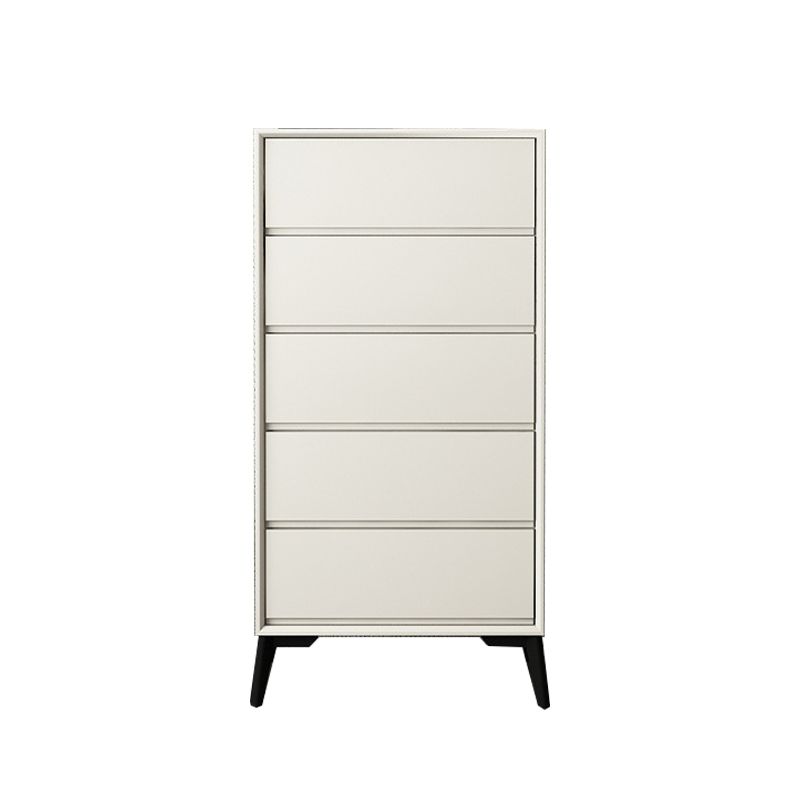 16" D Storage Chest Modern Style Bedroom Storage Chest Dresser in White and Grey