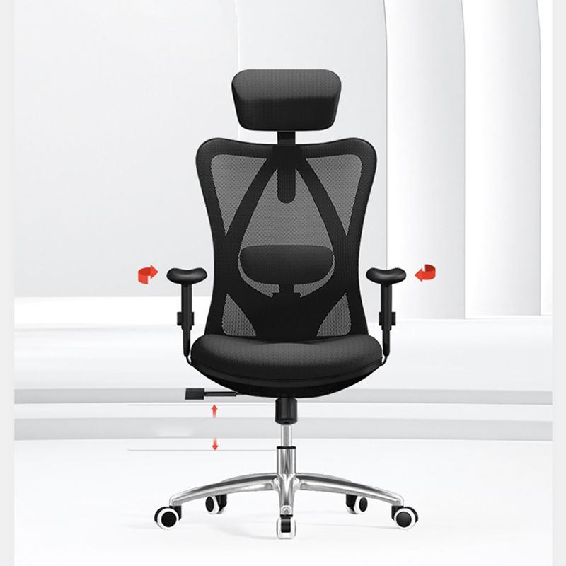 Modern Swivel Chair Adjustable Seat Height Office Chair with Wheels