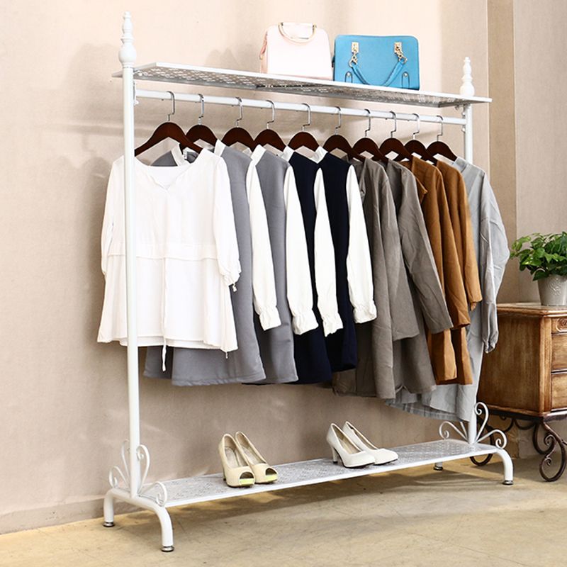 Modern Hall Stand Metal Shelving Included Free Standing Coat Rack