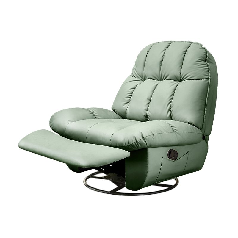 Contemporary Manual Recliner 44" Wide Recliners with Storage