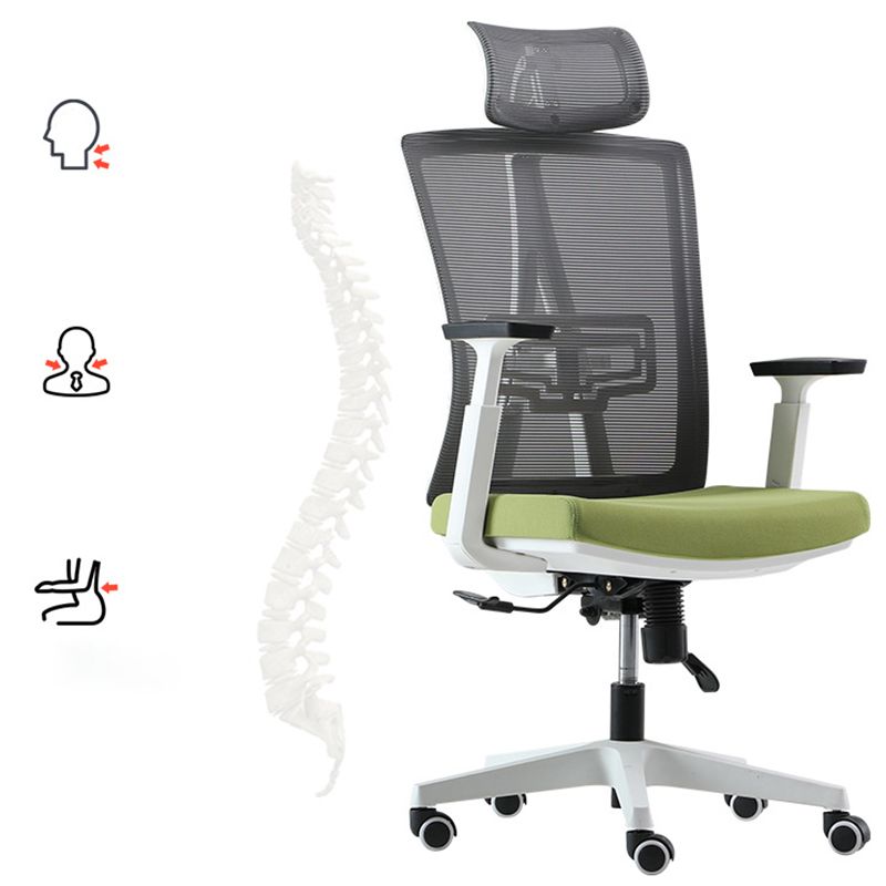 Modern & Contemporary Wheels Chair Black Desk Chair High Back Office Chair