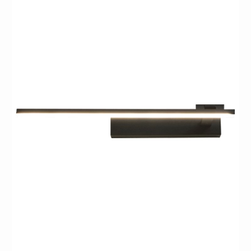 Modern Metal Wall Sconce Linear Shape Vanity Lamp with Acrylic Shade