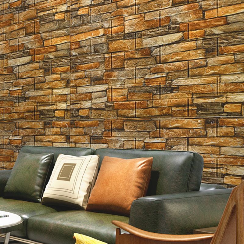 Farmhouse Wall Plank 3D Brick Bedroom and Living Room Wall Panels Set of 2