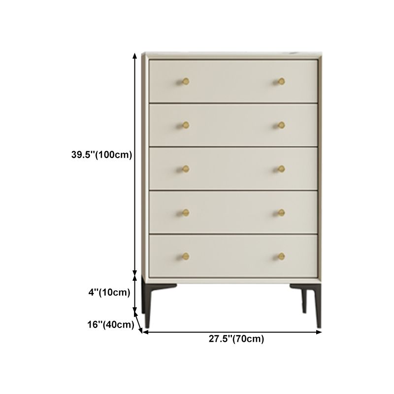 Simple Style Cupboard White Wood Frame Dining Sideboard for Living Room