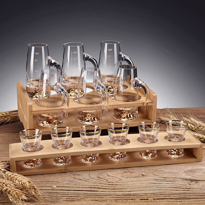 Modern Wine Glass Stemware Rack Holder Tabletop or Countertop Free-Stand Wine Holder Rack