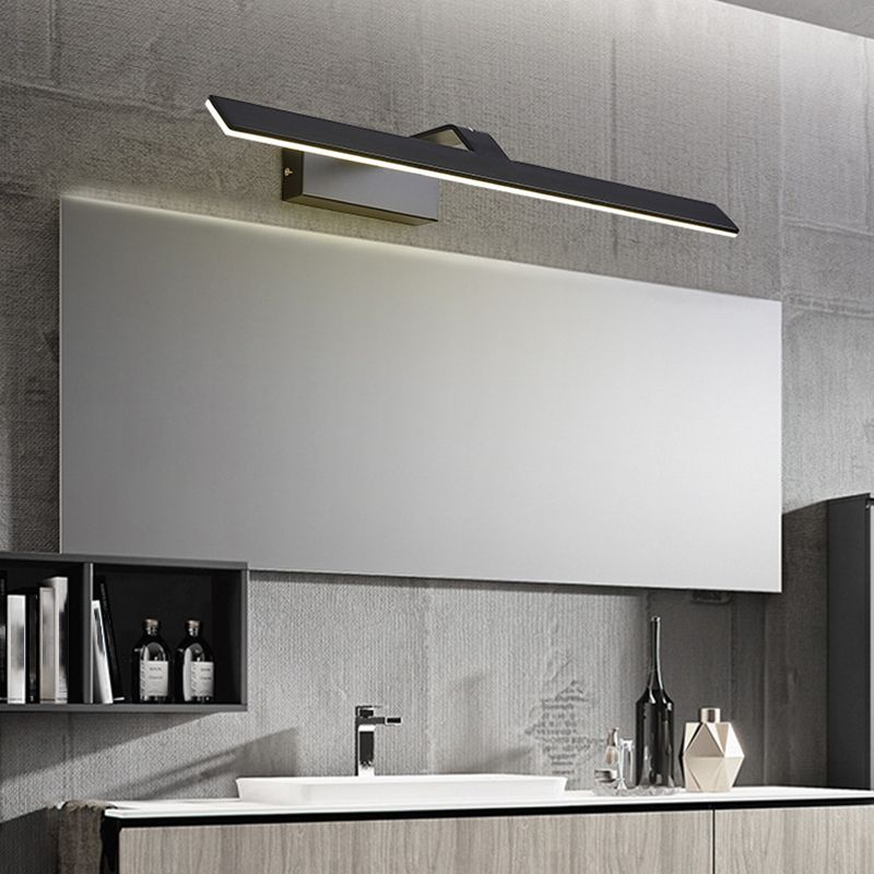 Lineaire wandkandelverlichting Moderne LED -metalen wandverlichtingsarmatuur met acrylschaduw