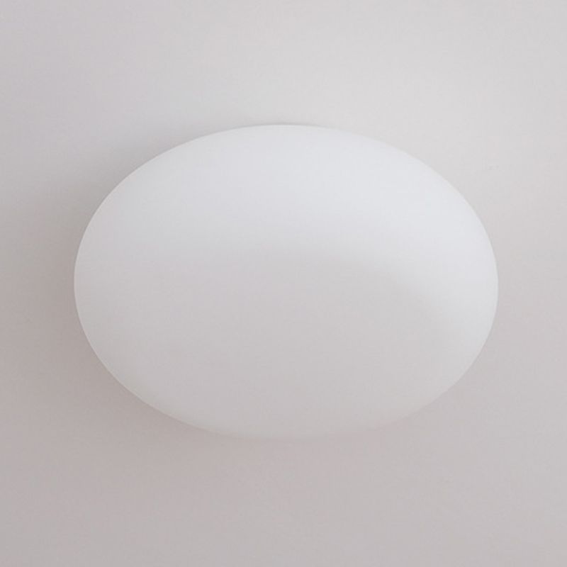 White Flush Mount Lighting Modern Metal Ceiling Light for Hallway