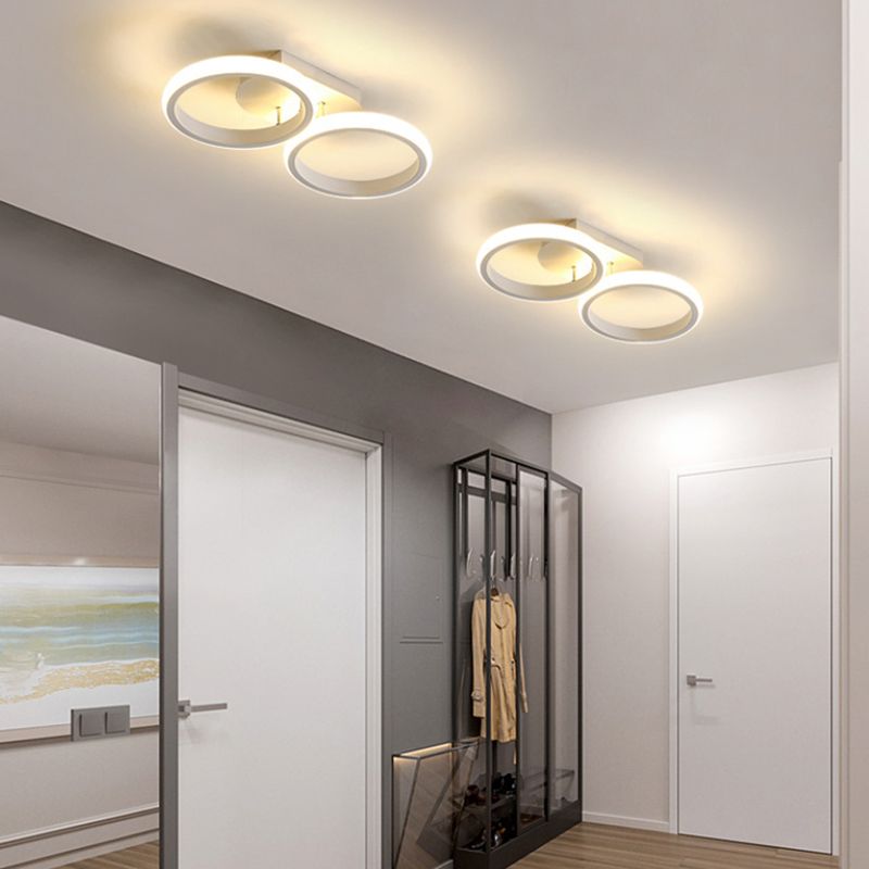 Modern Flush Mount Ceiling Light Metal Flush Mount Lighting for Hallway