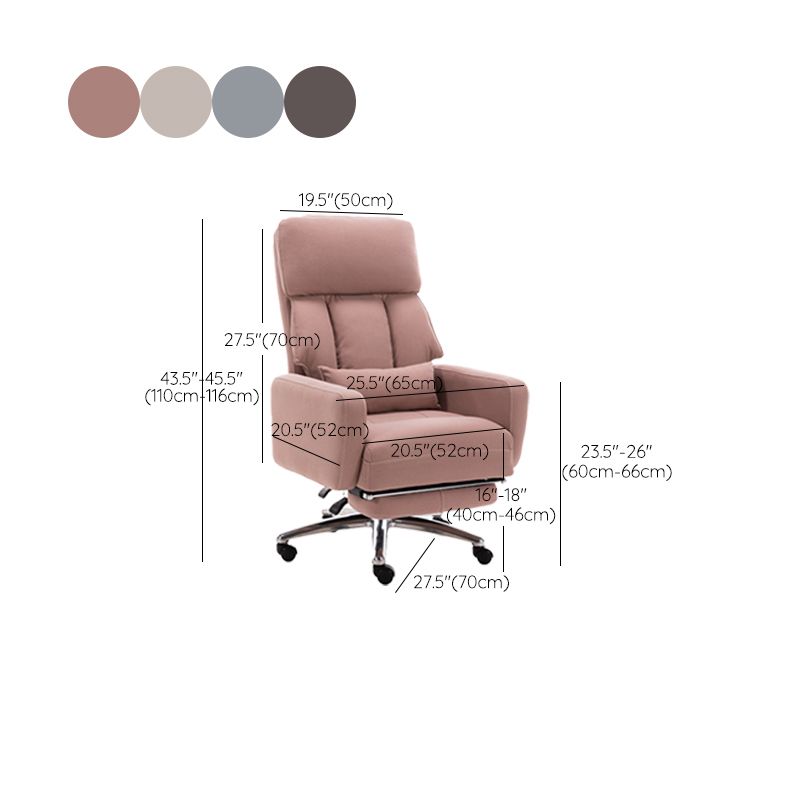 Modern No Arm Executive Chair Footrest Included Managers Chair for Office