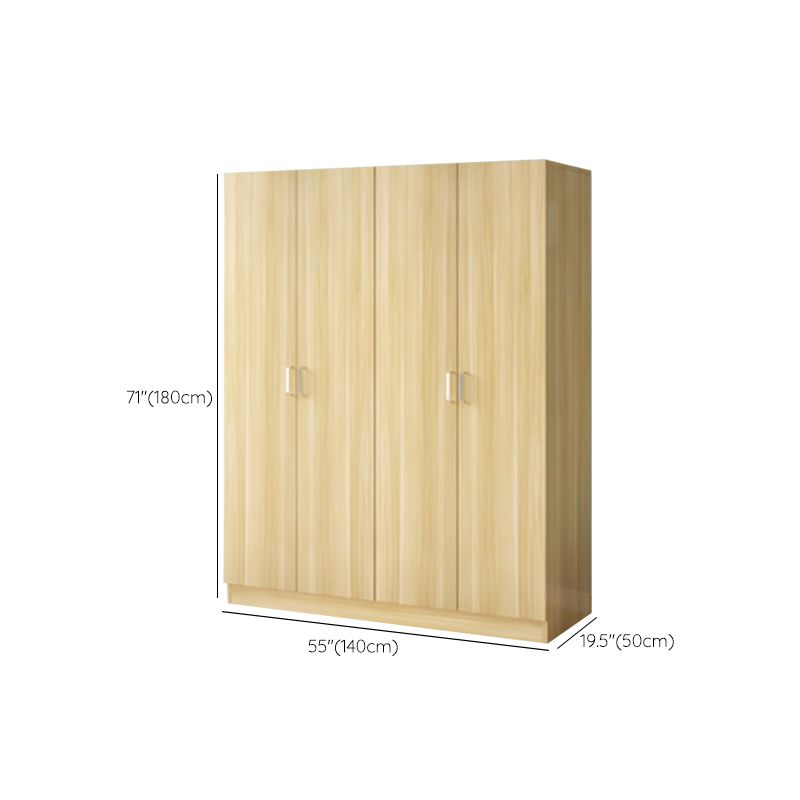 Matte Modern Coat Locker Wood High Gloss Kids Closet with Garment Rod