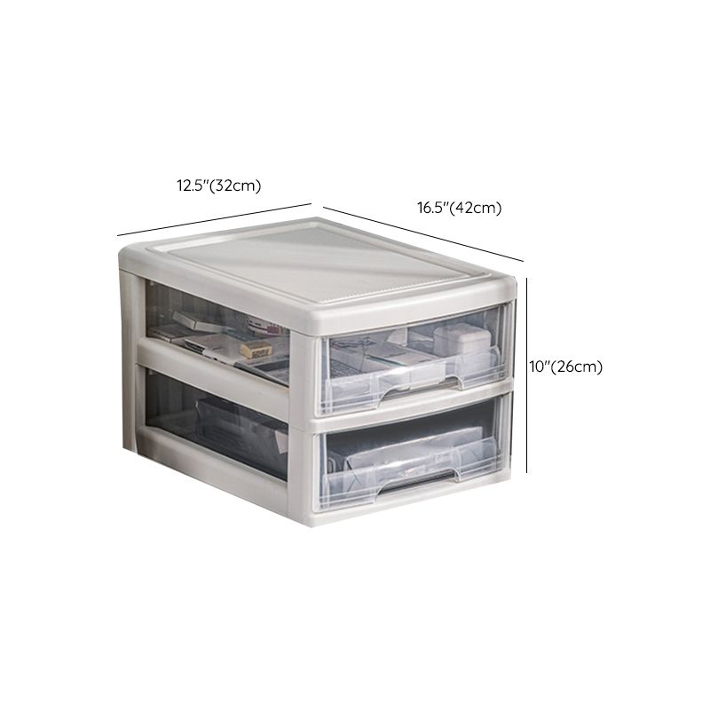 Transparent File Cabinet Modern Plastic Drawers Filing Cabinet