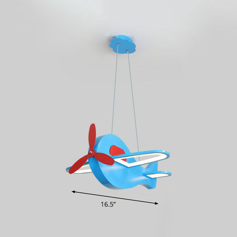 Lumo lampadario a forma di aereo Luce per bambini in stile Acrilico Luce a soffitto a LED ACRILICA