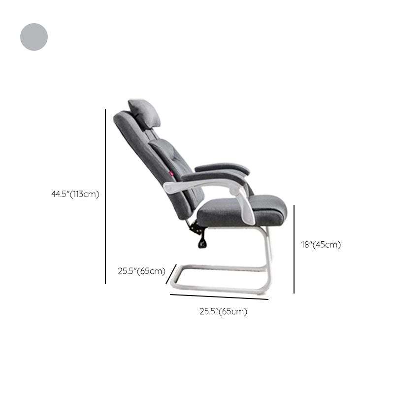 Padded Arms Modern Office Chair Tilt Mechanism No Distressing Ergonomic Chair