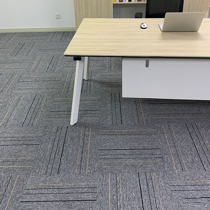 Carpet Tile 20" X 20" Level Loop Bedroom Non-Skid Carpet Floor Tile