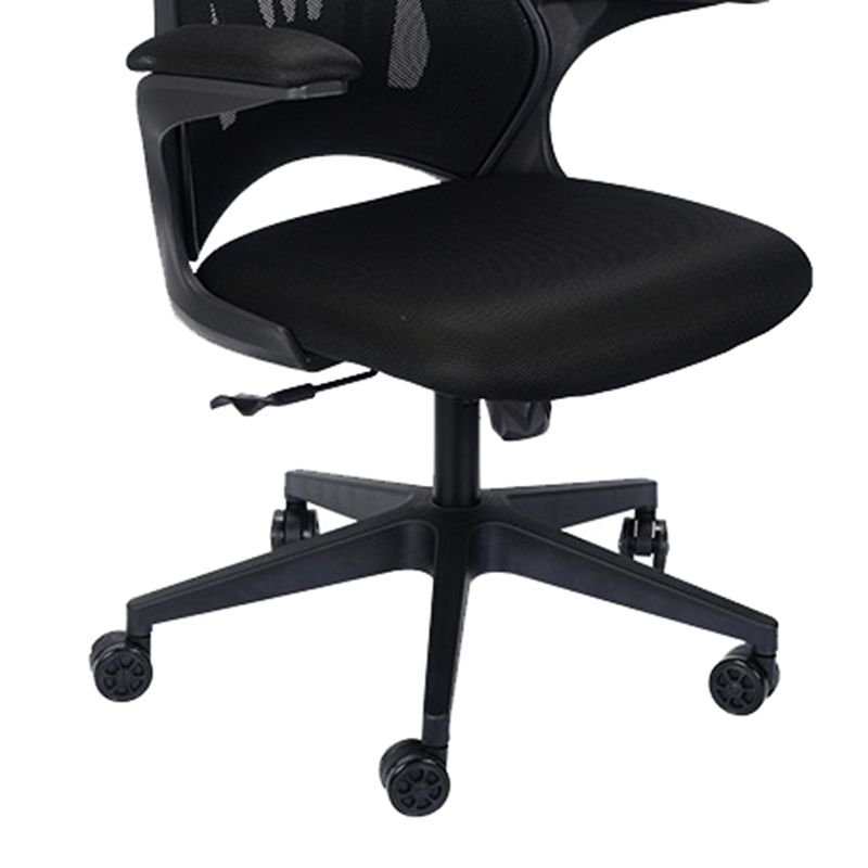 Modern Desk Chair Mesh Conference Chair High Back Chair in Black