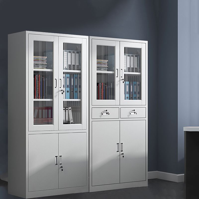 Modern Locking File Cabinet Metal Filing Cabinet with Storage Shelves