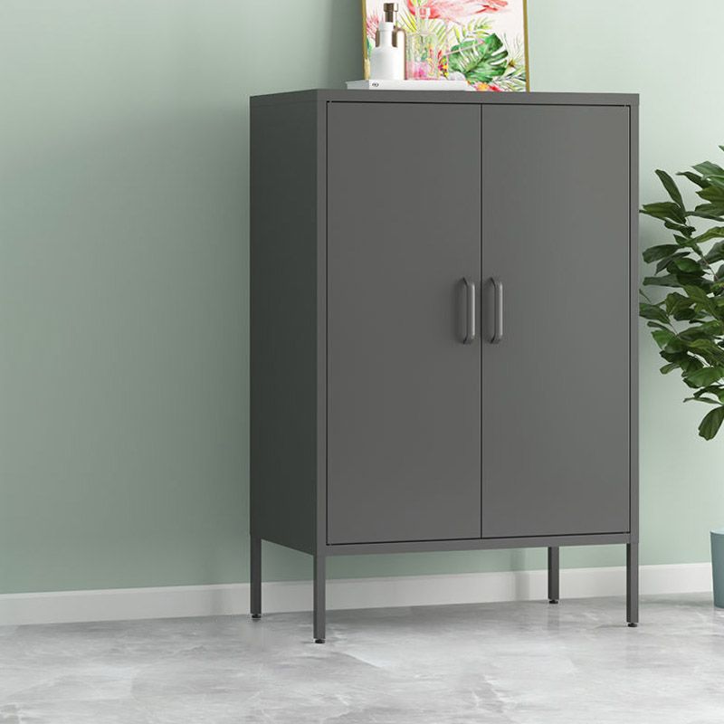 Glam Style Sideboard Steel Kitchen Sideboard Cabinet with Storage