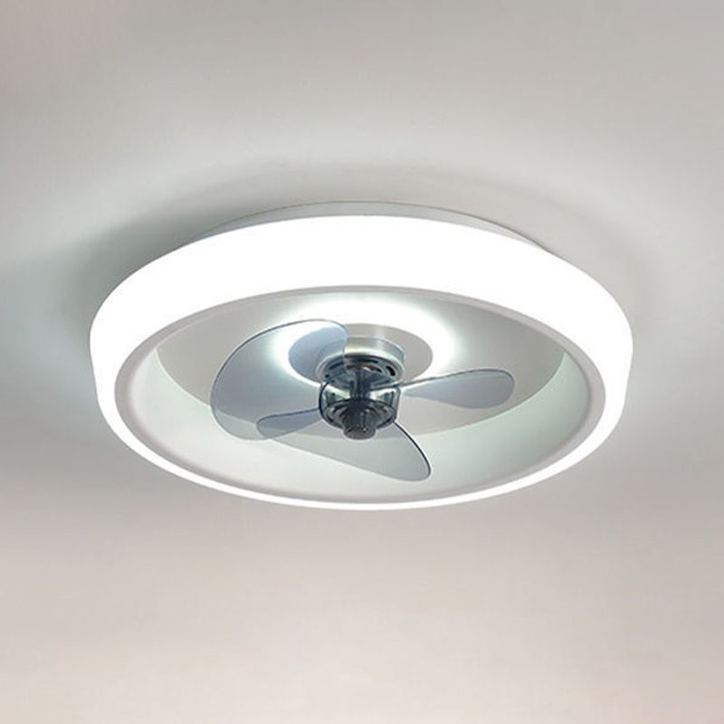 2 Light Ceiling Fan Lighting Modern Style Metal Ceiling Fan Lighting for Living Room