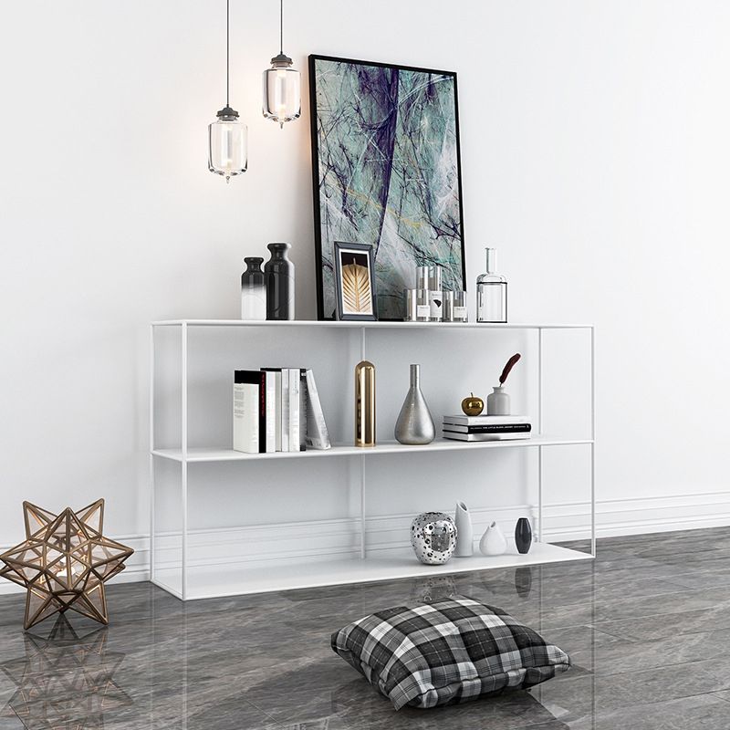 Ironcraft Console Table, 31" Hall Console Accent Table with Shelves